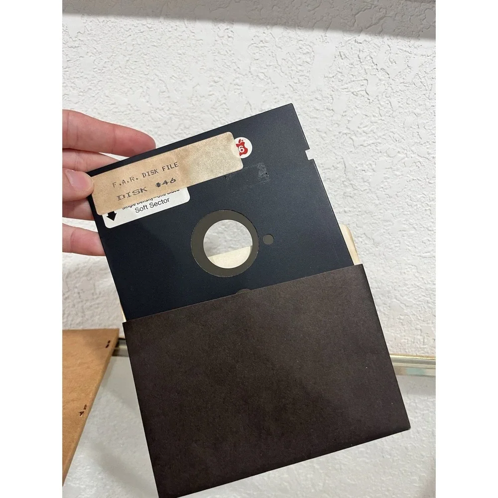 Vintage Apple Program Manager (User's Manual & Floppy Disc) F.A.R. Disk File